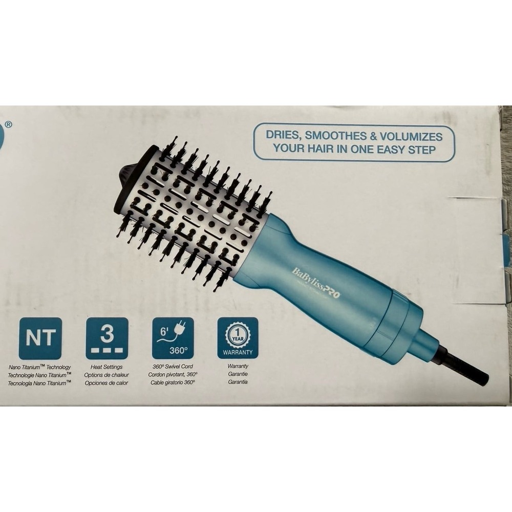 BaBylissPRO Nano Titanium 2" Compact Hot Air Brush - Picture 4 of 5